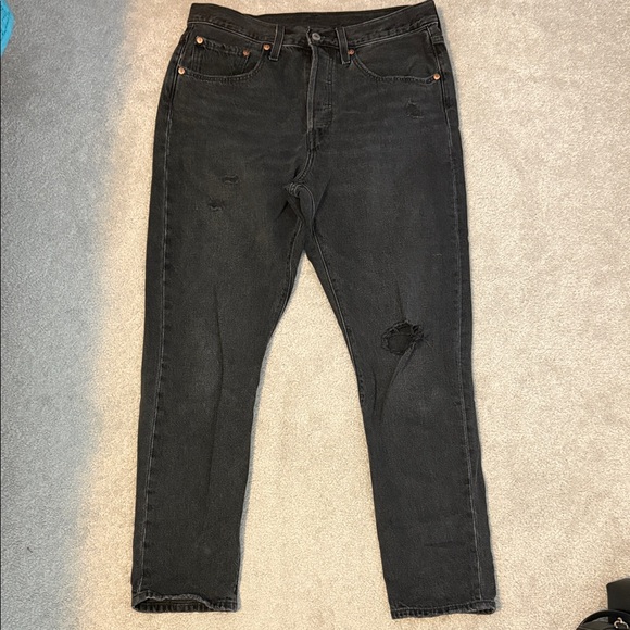 Levi's Denim - Levi’s 501 30x28 black denim jeans 👖